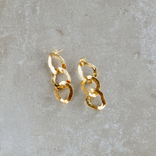 Gold ketten Ohrringe, Große hängeohrige mit drei Gliedern, Geschenkidee für Frauen, Schmuck Set,Geschenk für Ehefrau, Geschenk für Mama, Schwester, Oma, Weihnachtsgeschenk für sie, Geburtsstein Schmuck, Geschenk zum Geburtstag, Geschenk zum Hochzeitstag
