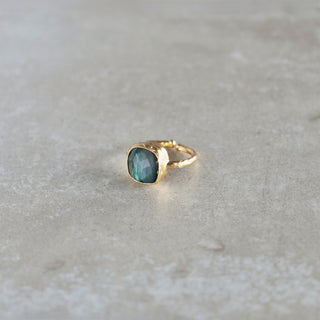 Drei Edelstein Stapel Gold Ringe aus labradorit,  Mix Match Stapel ring. Schöne Geschenkidee für Frauen