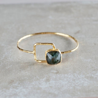 Armspange Labradorite Rosenquarz - Herzbote