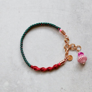 Gänseblümchen Makramamee Armband Set - Herzbote