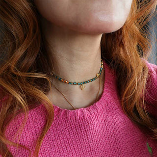 Glücksklee Choker - Herzbote