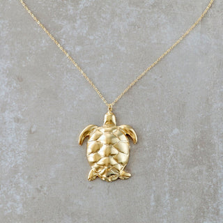 Schildkröte Halskette - Herzbote