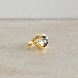 Soluna Rauchquarz Ring - Herzbote